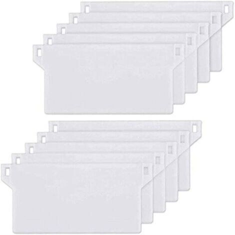 10-pack California Vertical Blind Weight Plates, 127 mm Vertical Blind Weight Plate, white spare part MUMU
