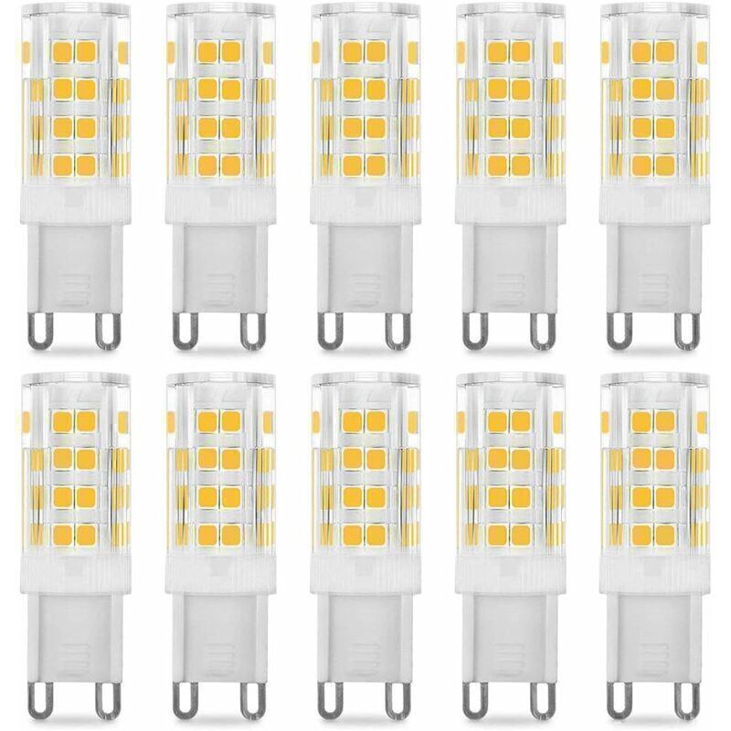 Image of 10-Pack G9 LED Bulbs 5W, Equivalent&hellip;