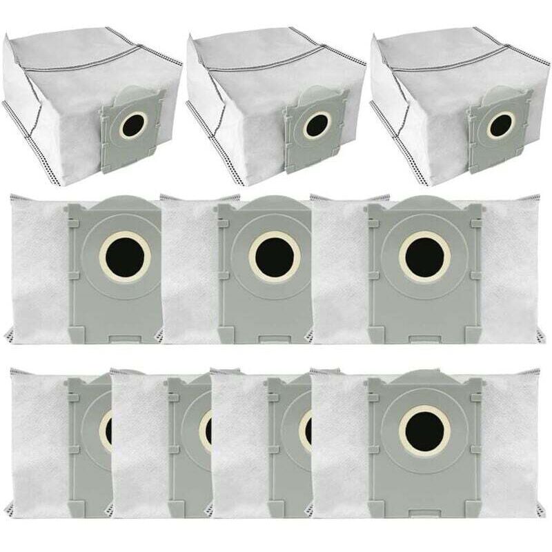 10 Pack Replacement Bags for Ecovacs T50 Pro Omni/Robot Vacuum Cleaner - High Capacity Disposable Bags MUMU