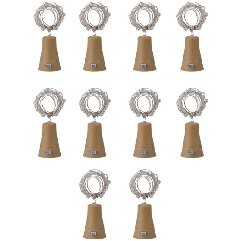 10 Pack Solar Weinflaschenlichter 20 led Korklichter f��r Party, Hochzeit, Weihnachten, Urlaub, Garten | 06479082353337 10 Pack Solar Weinflaschenlichter 20 led Korklichter f��r Party, Hochzeit, Weihnachten, Urlaub, Garten | 06479082353337