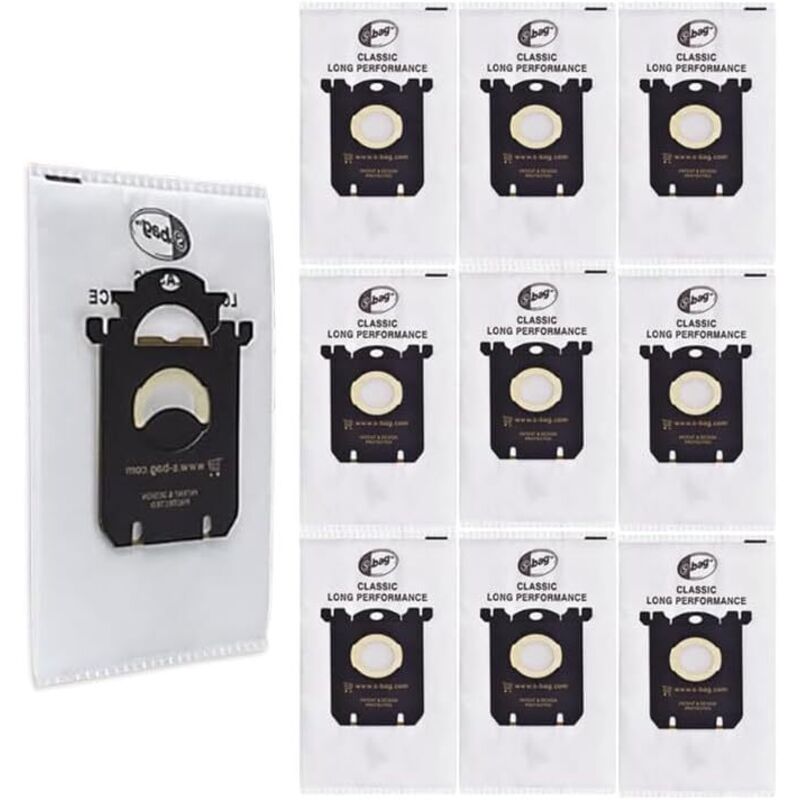 10 Pack Y-Shaped hepa Bags for Hoover WindTunnel, y, z, and yz Upright Vacuums (Parts AH10040, 902419001, 40100Y, and 4010801Y)