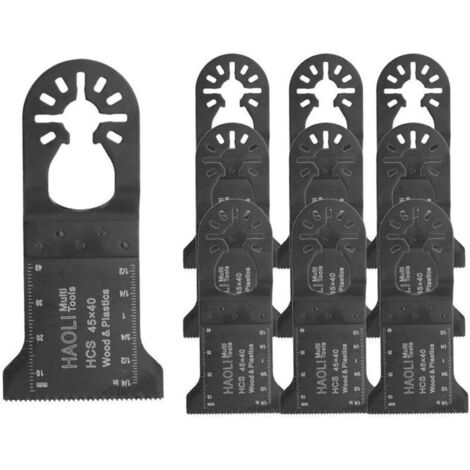 10 packs 45 mm Standard oscillant Outil Multi Lame de scie pour Fein, Dremel, Bosch,