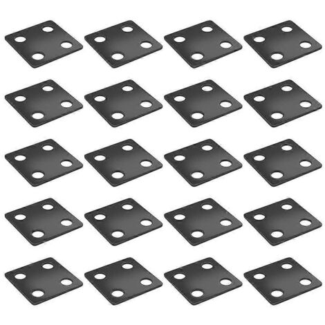 10 paires de boucles parallèles à 4 trous pour ventilateur, boucle fixe - 2