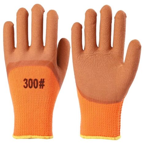 10 paires de gants de travail d'hiver imperméables, gants antidérapants isolés thermiquement, gants de travail d'hiver en plein air