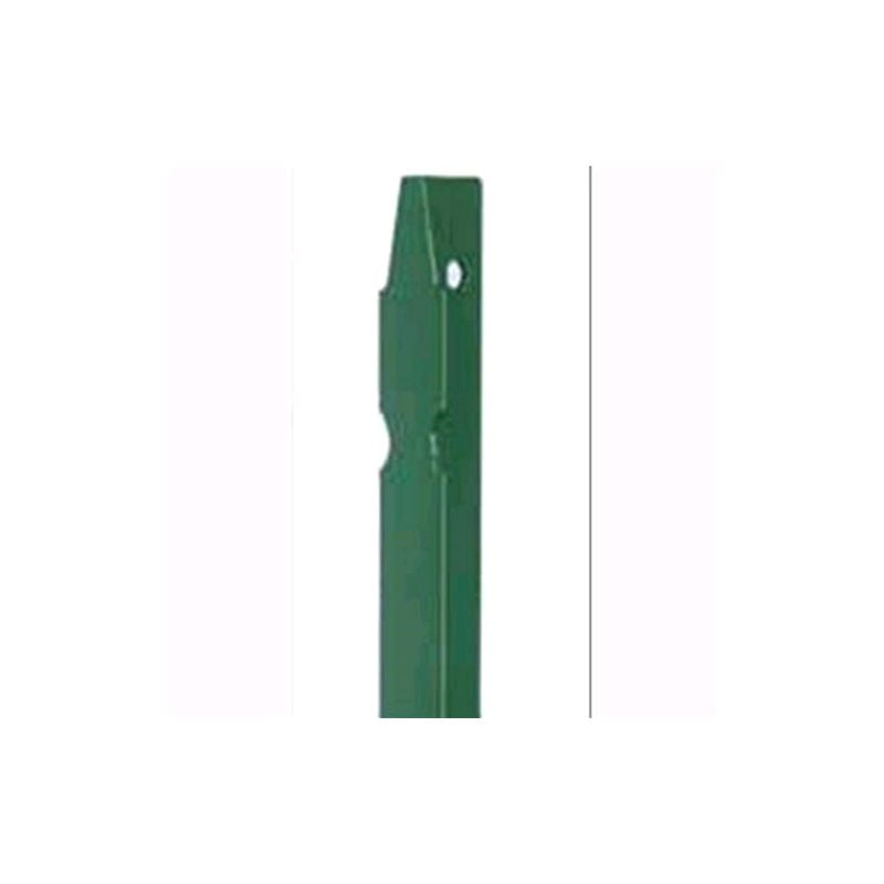 PALETTO a T Altezza 150 cm in Acciaio PLASTICATO VERDE 30X30X3,5 PAPILLON 10 pz
