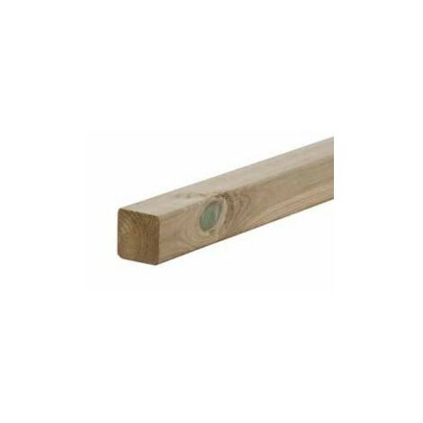 10 Pali quadrati in legno conifera impregnati mm 90 X 90 X 1500 MM