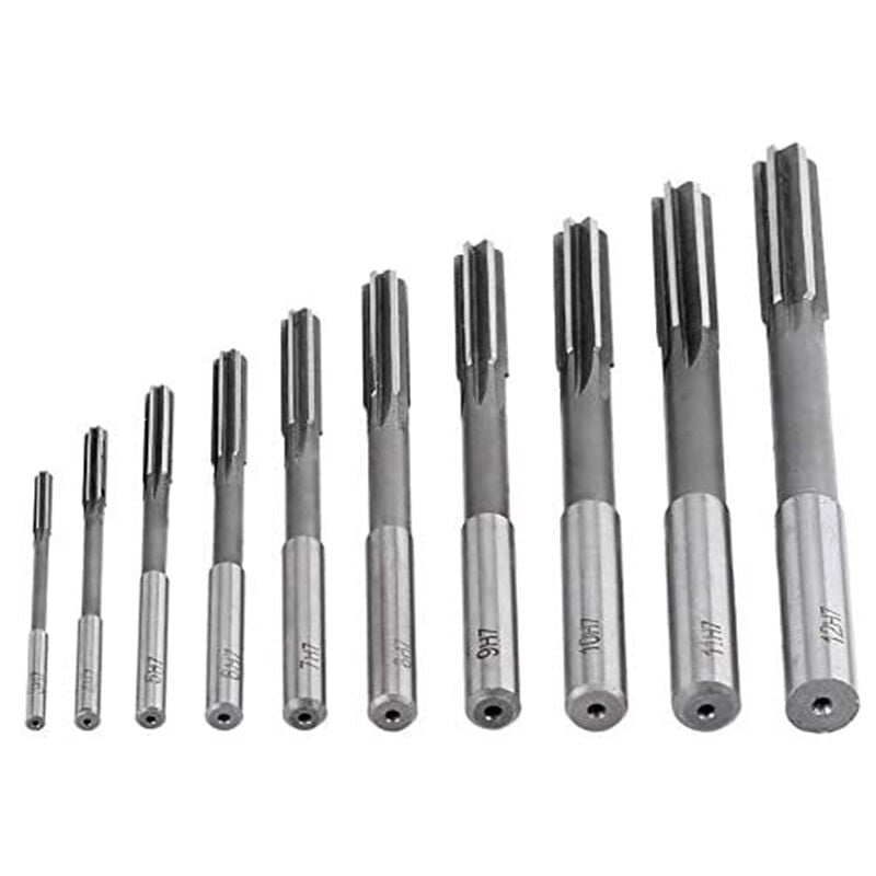 Memkey - 10 Pcs Alésoirs de Machine, outil d'alésage, Alésoir Machine de Coupe 3/4/5/6/7/8/9/10/11/12mm, Alésoirs de fraisage pour l'usinage de