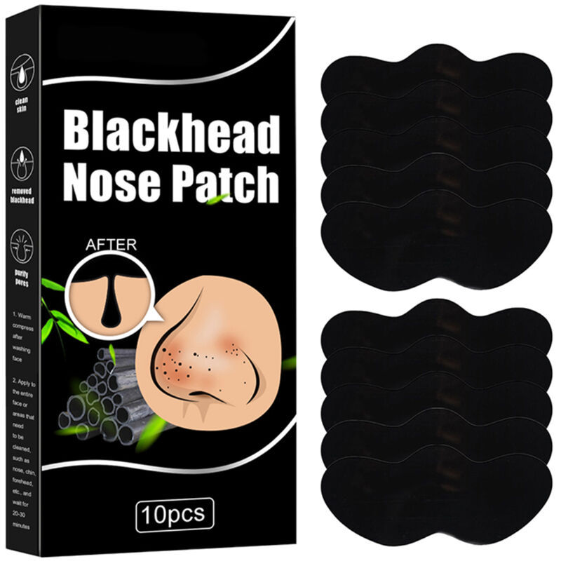 Image of Kkmoon - 10 PCs Blackhead Nase Patch Porenreinigungsstreifen tiefen Entferner für Frauen Männer