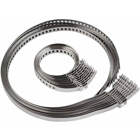 10 Pcs Collier Soufflet Cardan,Pince De Joint HomocinéTique d'arbre à Cardan Collier De Serrage en Acier Inoxydable Réglable