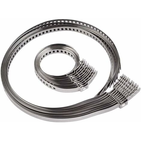 10 Pcs Collier Soufflet Cardan,Pince De Joint HomocinéTique d'arbre à Cardan Collier De Serrage en Acier Inoxydable Réglable
