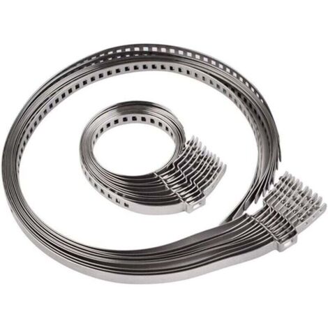 10 Pcs Collier Soufflet Cardan,Pince De Joint HomocinéTique d'arbre à Cardan Collier De Serrage en Acier Inoxydable Réglable
