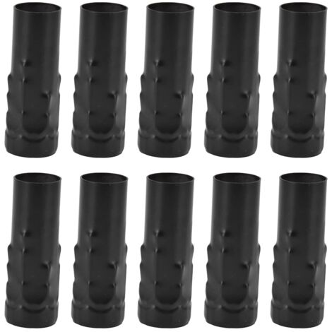 10 Pcs E14 Métal Tube Tête De Lampe Boîtier Fer pour Bougie Lampe Titulaire Tube Base De La Lampe 25x80mm Lustre En Cristal Tube Accessoires D'éclairage Raccords(le noir)