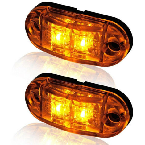 10 pcs feu de gabarit LED pour remorque de camion feu de position latéral - feu de remorque étanche et super lumineux feu arrière feu stop clignotant