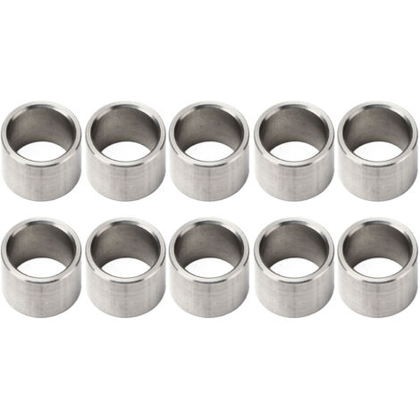 10 PCS Kit d'accessoires de quincaillerie en acier inoxydable, rondelles d'espacement 15 mm de diamètre extérieur 12 mm de diamètre intérieur