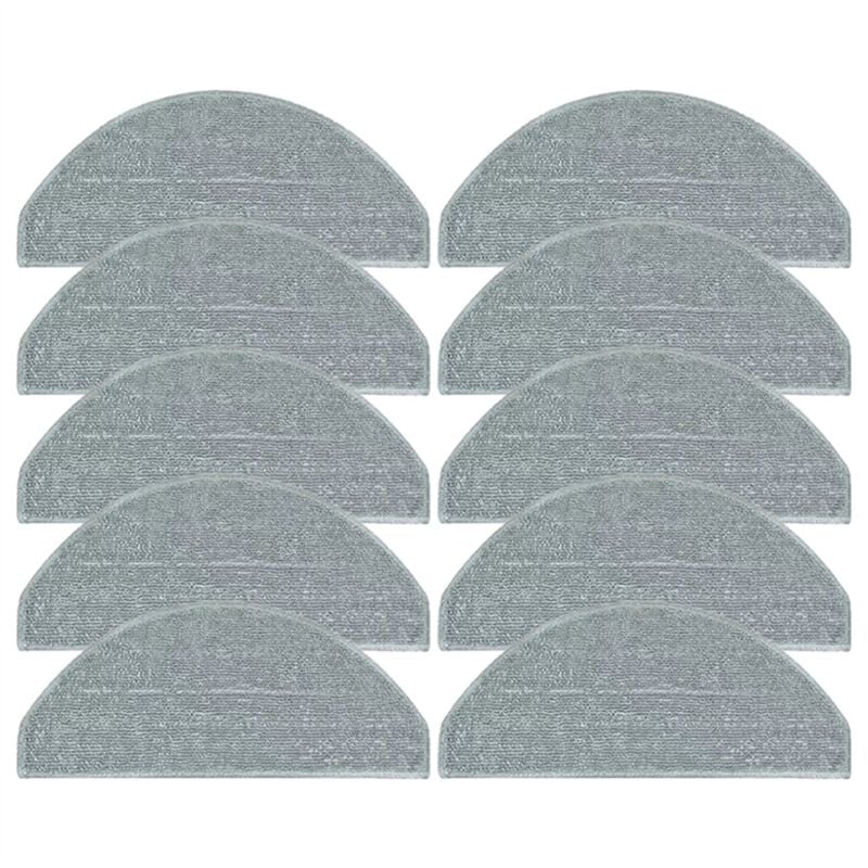 Image of Tlily - 10 pcs Mopp Pads für V8 Pro Roboter Staubsauger Zubehör Ersatz Waschbar Tuch