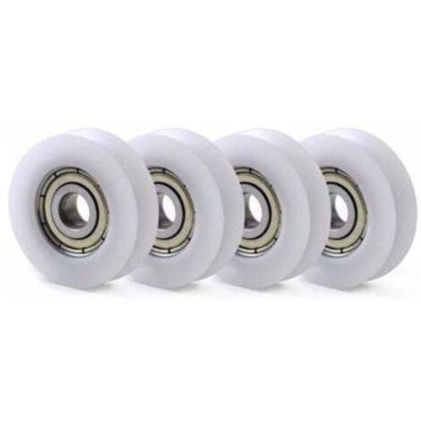 10 PCS OU Nylon en Plastique intégré 608 roulements Billes de Gorge 6 30 10mm Poulie de Guidage
