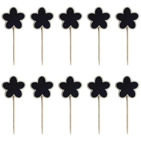 10 Pcs Panneau pour Plantes,Etiquette Jardin,étiquettes Ardoise,Etiquette Plante,Etiquette Potager Exterieur,en Bois,pour Jardin
