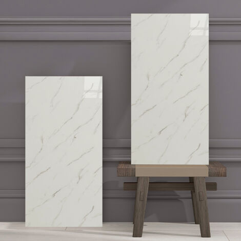 10 Pcs Peel and Stick Marble Wall Tile Blacksplash