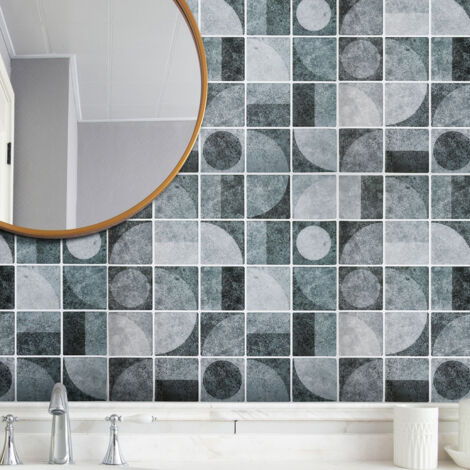 10 PCS Peel and Stick Marble Wall Tile Stickers