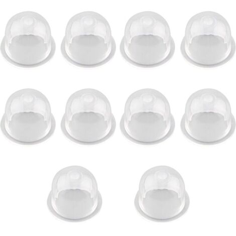 10 Pcs Pompe d'Amorçage Pompe Ampoule Carburateur Remplacer Huile Carburateur Tondeuse à La Tronçonneuse Pompe à Essence Carburateur Pompe Universelle en Plastique Poire Piston Accessoires-LIAIKI