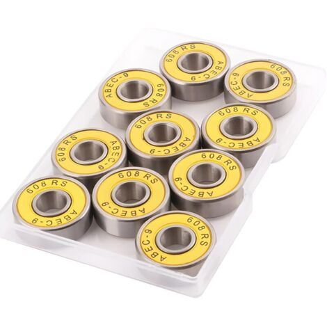 10 PCS roulements à Billes sans frottement ABEC 9 pour Patins à Roues alignées