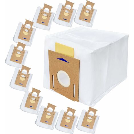 10 Pcs, Sac Aspirateur pour ECOVACS DEEBOT T8, T8+, T8 AIVI T8 AIVI+, T8MAX, N8+, N8 Pro+, T9+, DX93 DDX96 Accessoires Robot Balayeur Cisea