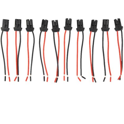 10 pcs T10 Voiture Camion Bateau Wedge Ampoule Femelle Connecteur Lampe Titulaire LED Socket Base