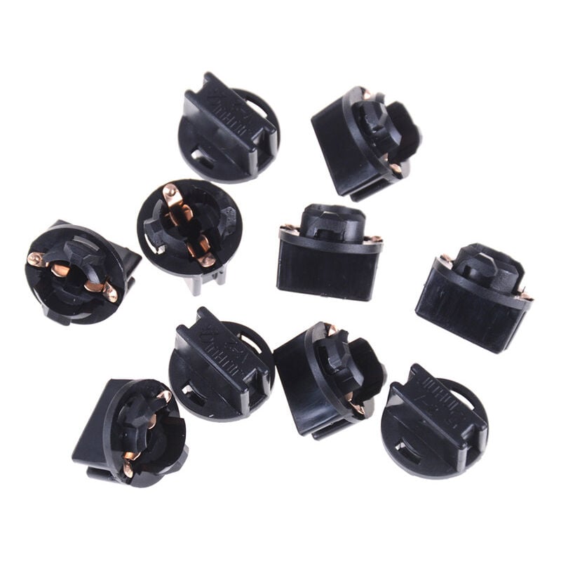 10 pcs T10 W5W 168 192 194 Douille de base d'éclairage de tableau de bord