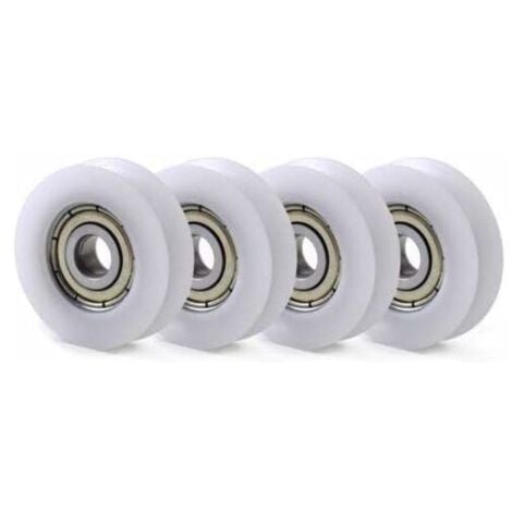 10 PCS U Nylon en Plastique intgr 608 roulements Billes de Gorge 6 30 10mm Poulie de Guidage