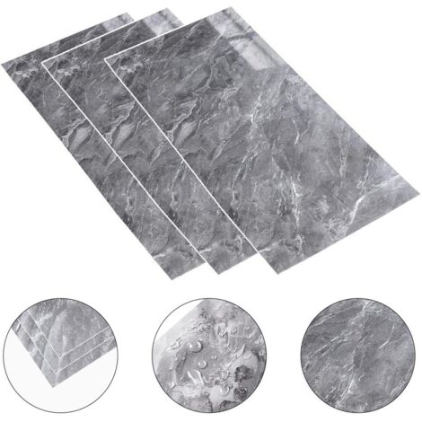 10 Pcs Waterproof Marble Wall Tile Stickers