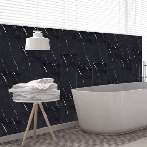 10 Pcs Waterproof Marble Wall Tile Stickers