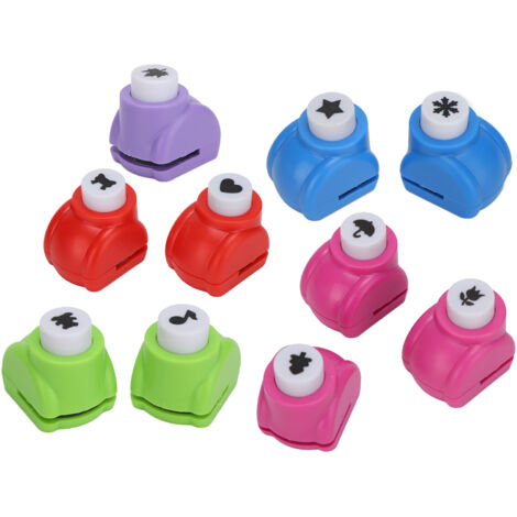 10 perforatrices à motifs variés, facile à utiliser, multifonctionnelles et portables, kit de loisirs créatifs
