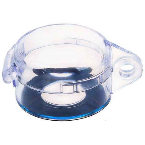10 petites boîtes à monnaie transparentes en plastique de 23 mm