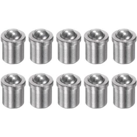 10 pezzi 4x5mm 304 Pistoni a molla a sfera in acciaio inossidabile Pistoni a molla a sfera di posizionamento di precisione Serratura per porte di armadi Dispositivi meccanici Serre