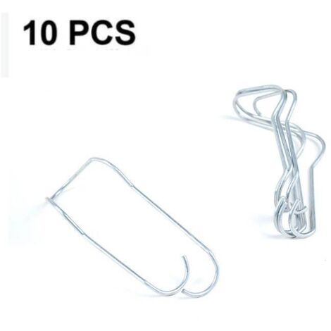 (10 pezzi) Connettore per traliccio per piante, diametro 11 mm x 11 mm, connettore per gabbia per piante, clip di collegamento per traliccio da giardino, strumento di fissaggio per supporto rampicante