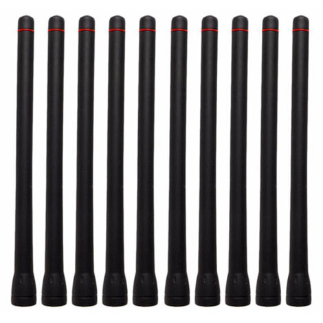 10 pezzi di antenne VHF compatibili con i modelli di radio ICOM F1000 F16 F33G F3026 F14 F15S F3002