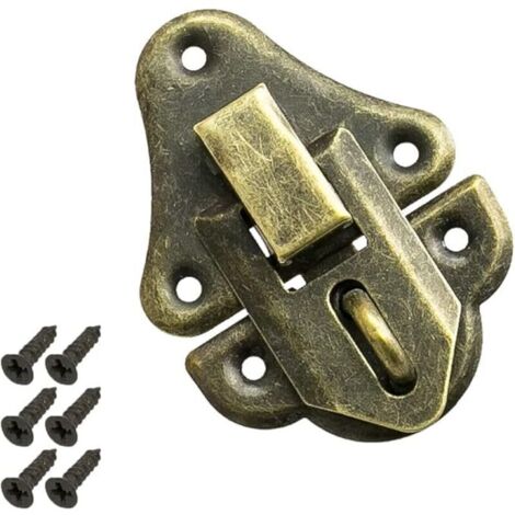 10 pezzi di chiusura ad occhiello vintage 35 x 50 mm bronzo