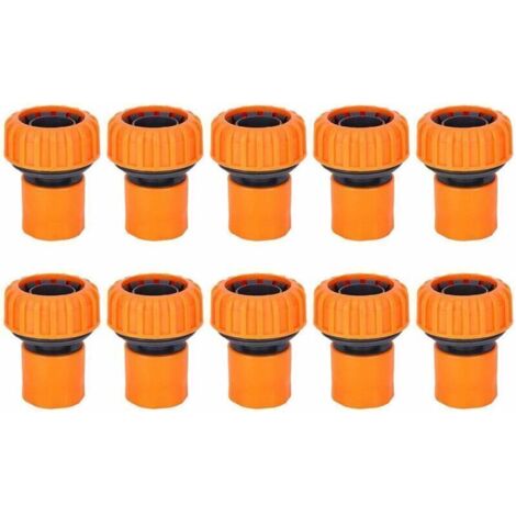 10 pezzi di connettori per tubo da giardino in plastica a sgancio rapido, kit di sgancio rapido per tubo da giardino, raccordi e adattatori per tubo da giardino per irrigazione da giardino