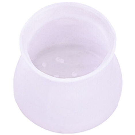 10 pezzi di copertura protettiva in silicone Cuscinetti per gambe per sedie per mobili Protezioni per pavimenti in silicone Gambe per tavoli rotondi per mobili Cuscini antiscivolo per sedie (Bianco)