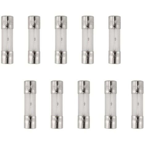 10 pezzi di fusibili a rottura lenta 5x20mm 250V 3A tubi di vetro per apparecchiature elettriche