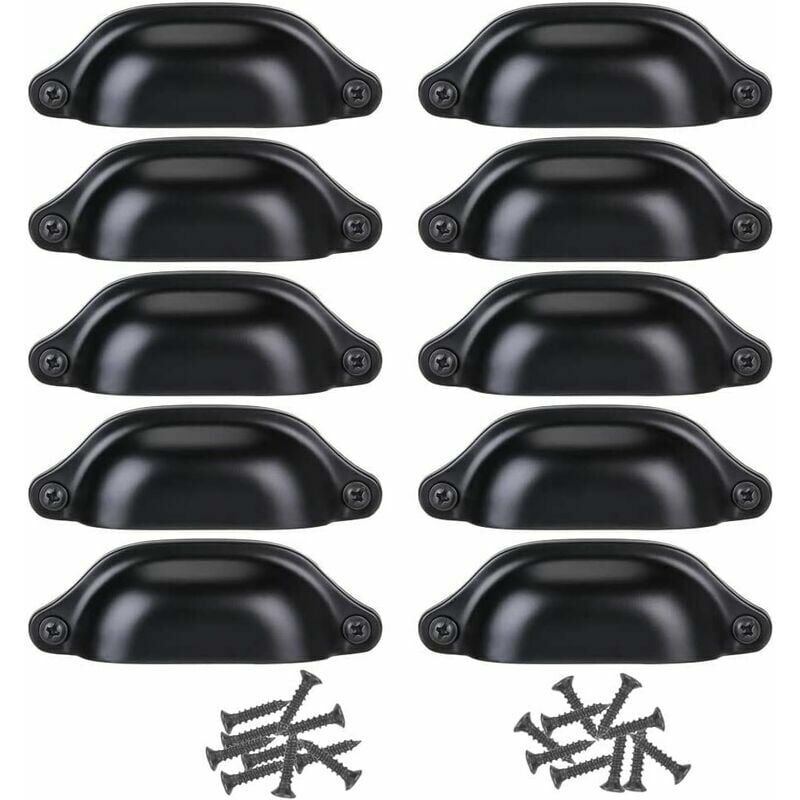 FVO - 10 pezzi di vernice spray nera antico