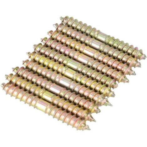 MroMax M8 X 150 Mm, Viti A Testa Piatta Per Mobili In Acciaio Al Carbonio, 10 Pezzi - Foto 4