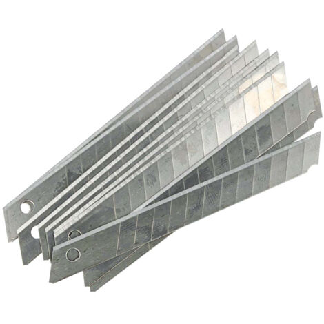 10 Pezzi Lame Di Ricambio 9mm Per Taglierino Universale