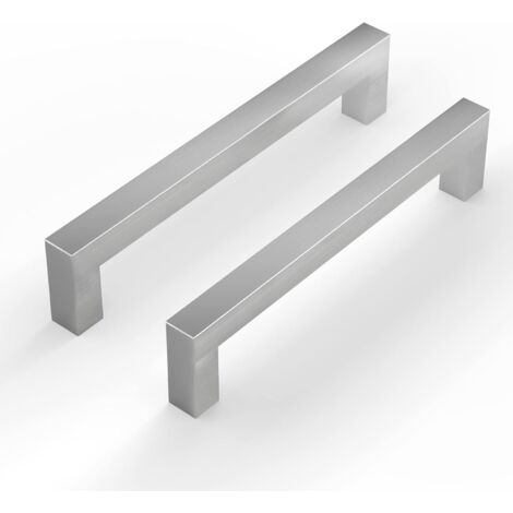 6 Un. MANIGLIE Mobile Argento Opaco Per Dresser Armadio 107x29MM | Leroy Merlin