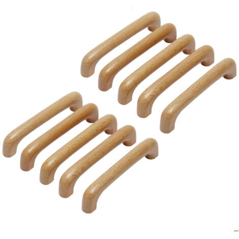 10 pezzi maniglie per mobili in legno, maniglie per mobili da cucina, maniglie per ante di armadietti, distanza tra i fori 128 mm, per mobili e cassetti della cucina