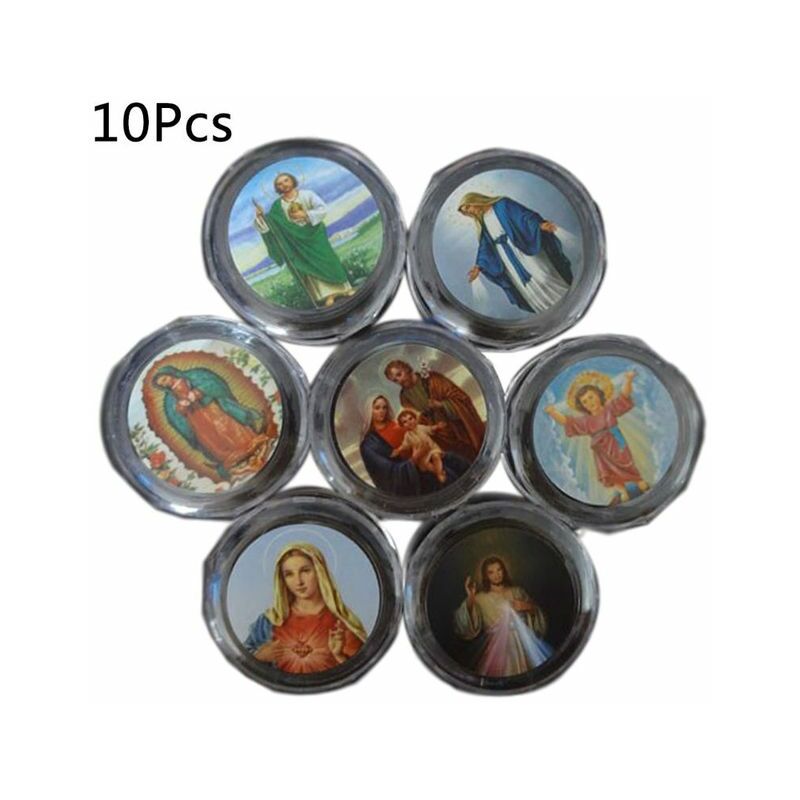 10 pezzi scatola di immagazzinaggio di plastica