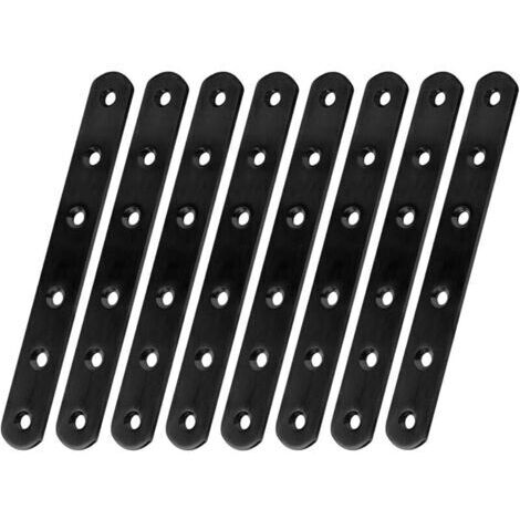 10 pezzi staffa ad angolo retto da 90 gradi, supporto angolare a forma di L, staffa di fissaggio (20 x 157 x 3 mm)
