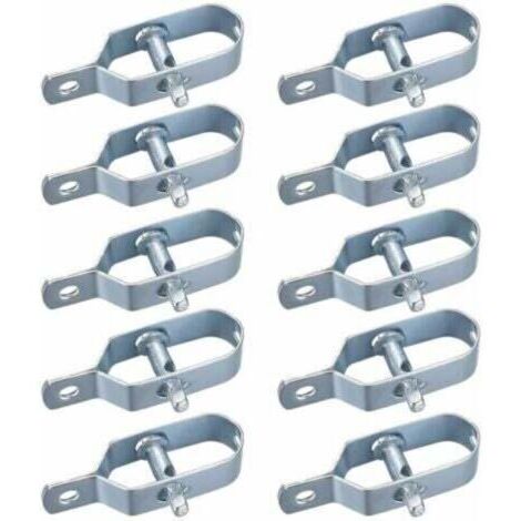 10 pezzi tenditori per reti metalliche, tenditori per recinzioni, tenditori per filo spinato, kit di connettori per tenditori per funi per filo di tensione