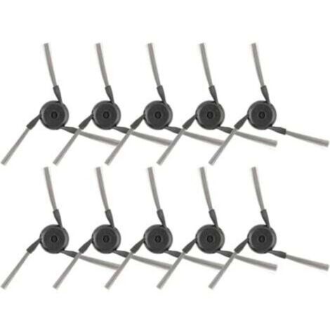 (10 pezzi) X50 Ultra Pezzo di ricambio per spazzola laterale per Dreame X40 Ultra/ L40 Ultra, Mova P50 Ultra/ P50 Pro Ultra/ P10 Pro Ultra/ V50 Ultra/ Z50 ULTRA, Aqua10 Ultra Roller/ Aqua10 Pro Track