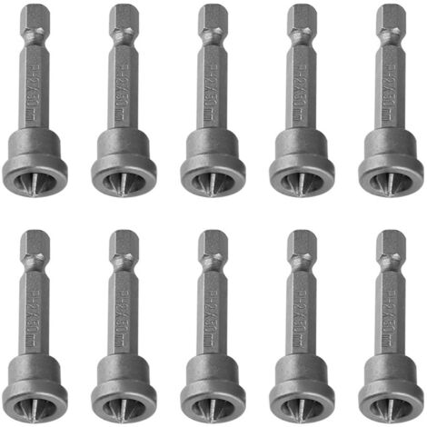 10 PH2 50mm Magnetbits für Gipskarton- und Trockenbauschrauben